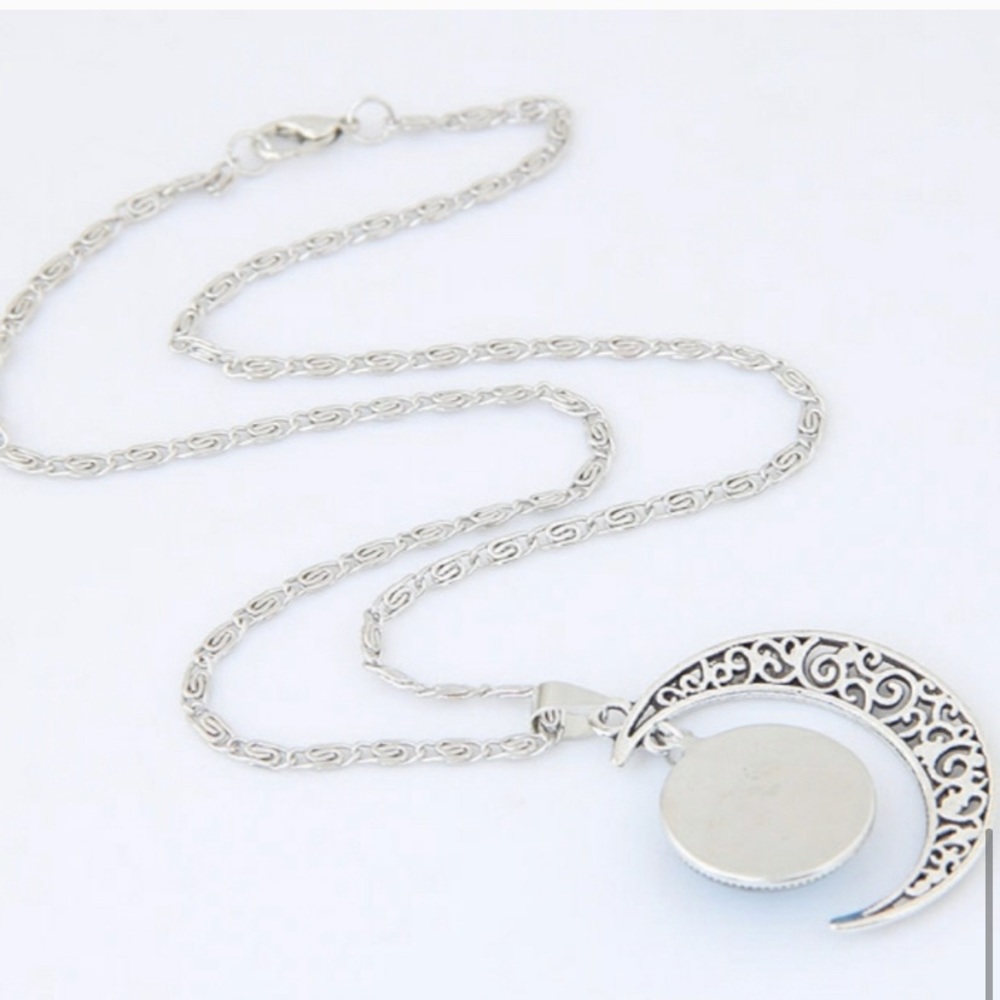 Crescent moon necklace